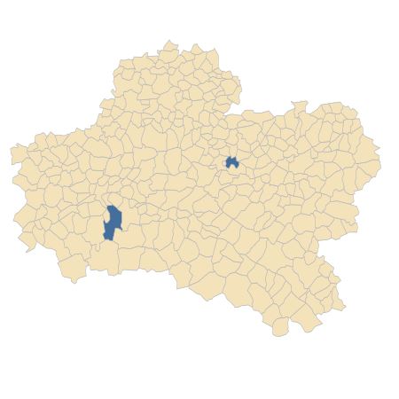 Répartition de Ranunculus lingua L. dans le Loiret