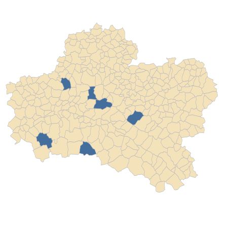 Répartition de Ranunculus ololeucos J.Lloyd dans le Loiret