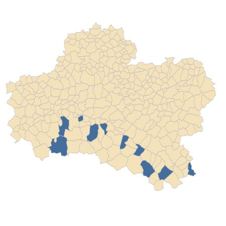 Répartition de Reynoutria sachalinensis (F.Schmidt) Nakai dans le Loiret