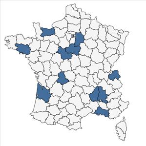 Répartition de Sequoia sempervirens (D.Don) Endl. en France