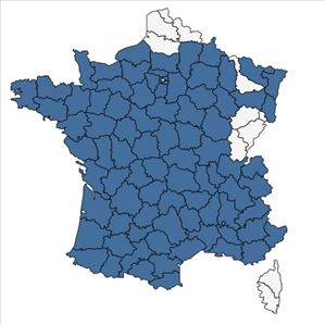 Répartition de Frangula alnus Mill. en France