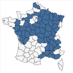 Répartition de Inula britannica L. en France