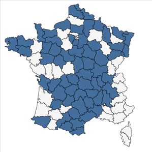 Répartition de Juncus squarrosus L. en France