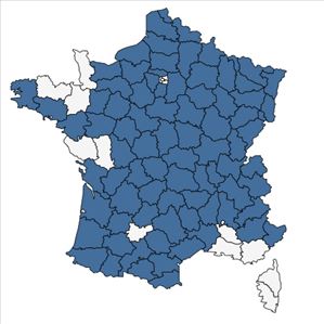 Répartition de Valeriana dioica L. en France