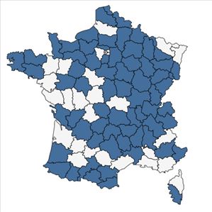 Répartition de Aconitum napellus L. en France