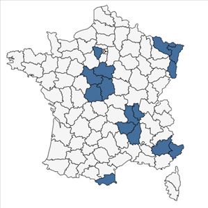 Répartition de Carex hartmanii Cajander en France