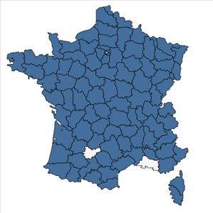 Répartition de Carex leporina L. en France