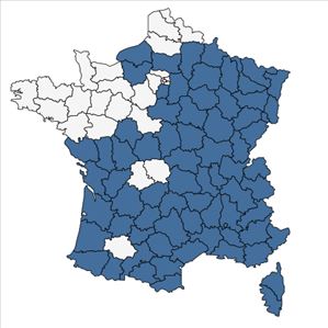 Répartition de Cephalanthera rubra (L.) Rich. en France