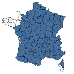 Répartition de Clinopodium acinos (L.) Kuntze en France