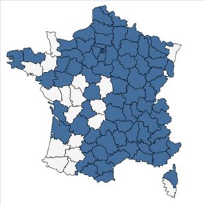 Répartition de Colutea arborescens L. en France