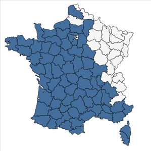 Répartition de Crassula tillaea Lest.-Garl. en France