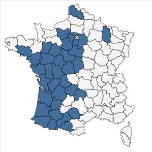 Répartition de Potentilla montana Brot. en France