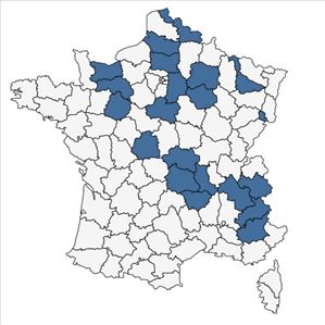 Répartition de Eranthis hyemalis (L.) Salisb. en France