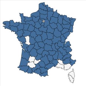 Répartition de Eriophorum angustifolium Honck. en France