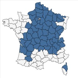 Répartition de Hieracium maculatum Schrank en France