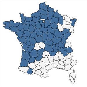 Répartition de Hottonia palustris L. en France