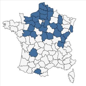 Répartition de Aconitum napellus subsp. lusitanicum Rouy en France