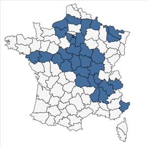 Répartition de Impatiens capensis Meerb. en France