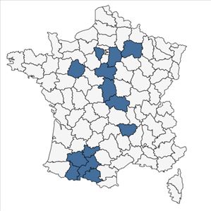 Répartition de Veronica scutellata var. pilosa Vahl en France