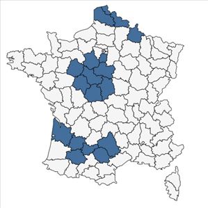 Répartition de Veronica scutellata L. var. scutellata en France