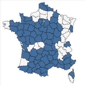 Répartition de Juniperus communis L. subsp. communis en France