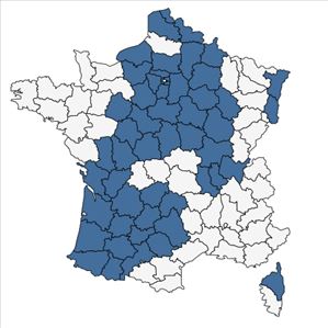 Répartition de Danthonia decumbens (L.) DC. subsp. decumbens en France