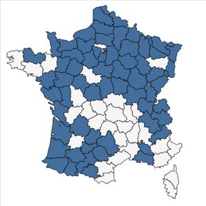 Répartition de Cardamine pratensis L. subsp. pratensis en France