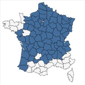 Répartition de Valeriana officinalis subsp. sambucifolia f. repens (Host) B.Bock en France