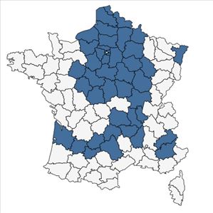 Répartition de Avenella flexuosa (L.) Drejer subsp. flexuosa en France