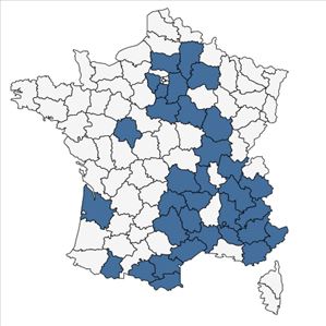 Répartition de Veronica verna L. subsp. verna en France