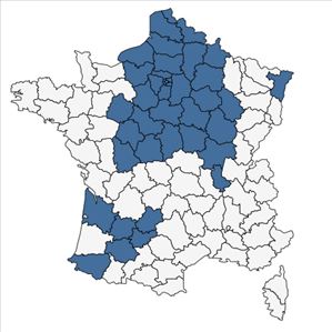 Répartition de Veronica beccabunga L. subsp. beccabunga en France