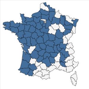 Répartition de Luronium natans (L.) Raf. en France