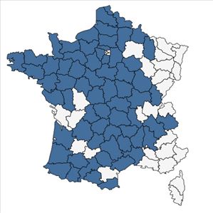 Répartition de Luzula congesta (Thuill.) Lej. en France