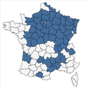 Répartition de Anemone pulsatilla L. en France