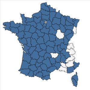 Répartition de Osmunda regalis L. en France