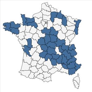 Répartition de Pilosella peleteriana (Mérat) F.W.Schultz & Sch.Bip. en France