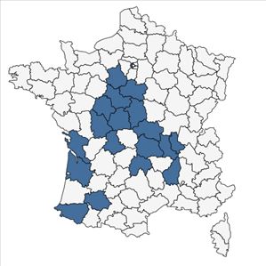 Répartition de Ranunculus sardous Crantz f. sardous  en France