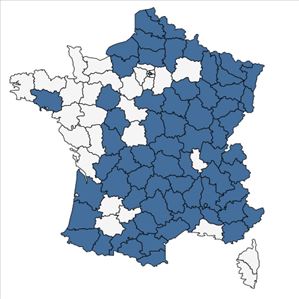 Répartition de Poa chaixii Vill. en France