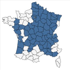 Répartition de Poa palustris L. en France