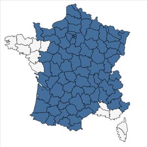 Répartition de Primula elatior (L.) Hill en France