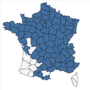 Répartition de Ribes uva-crispa L. en France